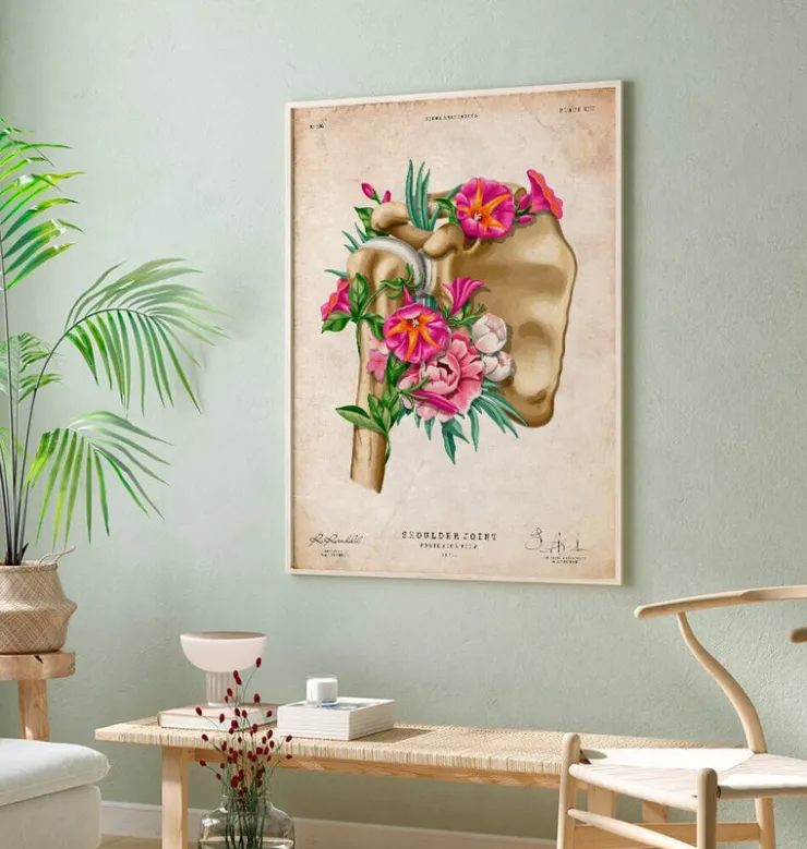 Anatomie der Schulter - Floral - Vintage | Codex Anatomicus Clearance