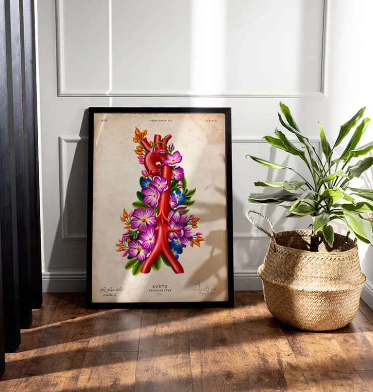 Aorta - Floral - Vintage | Codex Anatomicus Discount