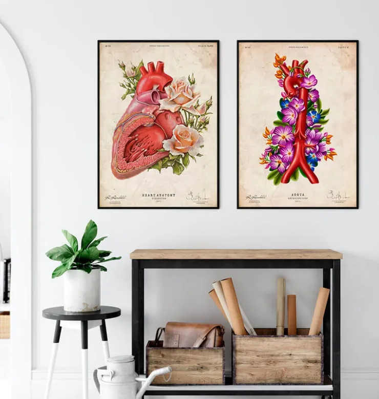 Aorta - Floral - Vintage | Codex Anatomicus Discount