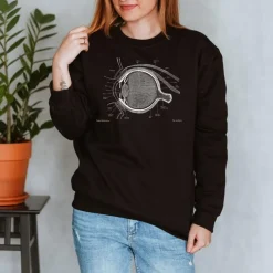 Augen Unisex Sweatshirt - Chalkboard | Codex Anatomicus Best