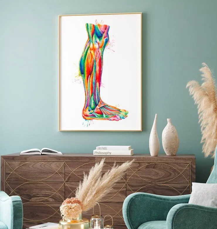 Bein Anatomie - Aquarell | Codex Anatomicus Sale