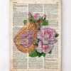 Brustanatomie - Floral - Altes Wörterbuch | Codex Anatomicus Fashion