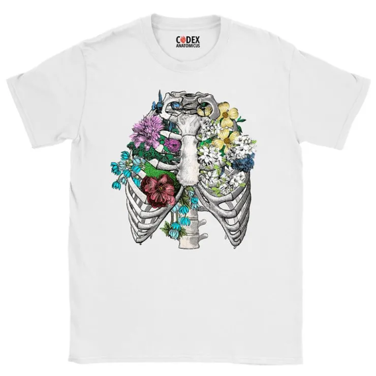 Brustkorb II Unisex T-Shirt - Floral | Codex Anatomicus Hot