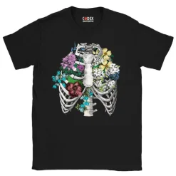 Brustkorb II Unisex T-Shirt - Floral | Codex Anatomicus Hot