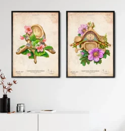 Brustwirbel Anatomie - Floral - Vintage | Codex Anatomicus Outlet