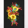Circulus arteriosus - Floral - Schwarz | Codex Anatomicus Fashion