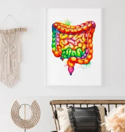 Darm Anatomie Kunst - Aquarell | Codex Anatomicus Hot