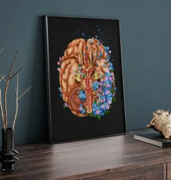 Demenz - Floral - Schwarz | Codex Anatomicus Sale