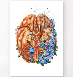 Demenz - Floral - Weiß | Codex Anatomicus Outlet