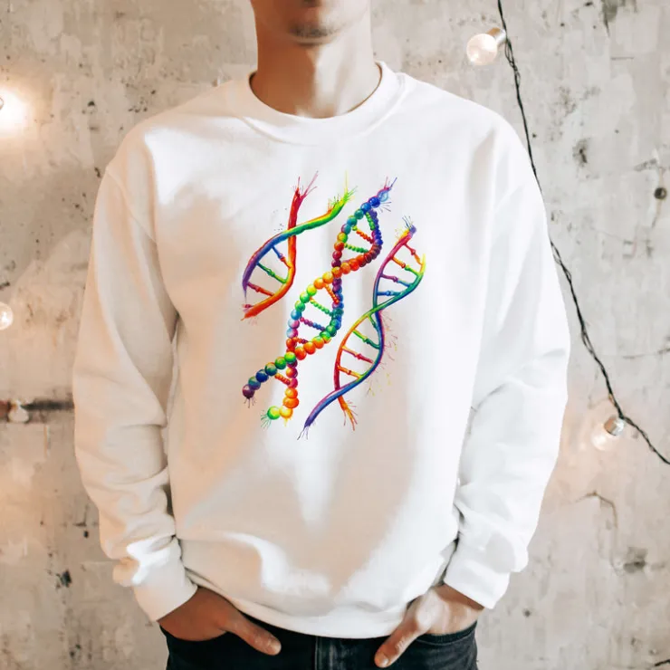 DNA Unisex Sweatshirt - Aquarell | Codex Anatomicus Discount