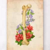 Femur Anatomie - Floral - Vintage | Codex Anatomicus Outlet