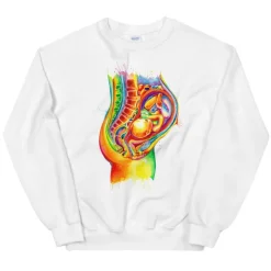Fetus Unisex Sweatshirt - Aquarell | Codex Anatomicus Clearance