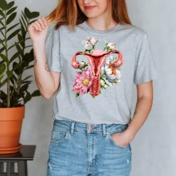 Gebärmutter Unisex T-Shirt - Floral | Codex Anatomicus Fashion