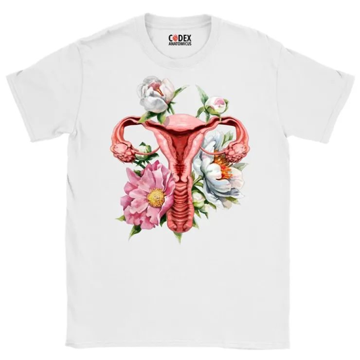 Gebärmutter Unisex T-Shirt - Floral | Codex Anatomicus Fashion