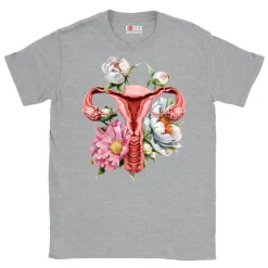 Gebärmutter Unisex T-Shirt - Floral | Codex Anatomicus Fashion