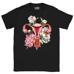 Gebärmutter Unisex T-Shirt - Floral | Codex Anatomicus Fashion