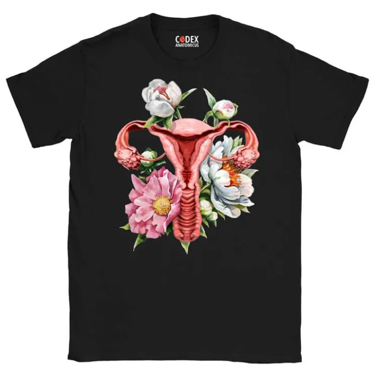 Gebärmutter Unisex T-Shirt - Floral | Codex Anatomicus Fashion