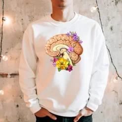 Gehirn II Unisex Sweatshirt - Floral | Codex Anatomicus Clearance