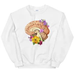 Gehirn II Unisex Sweatshirt - Floral | Codex Anatomicus Clearance