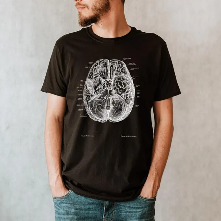 Gehirn II Unisex T-Shirt - Chalkboard | Codex Anatomicus Best
