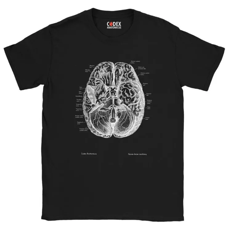 Gehirn II Unisex T-Shirt - Chalkboard | Codex Anatomicus Best
