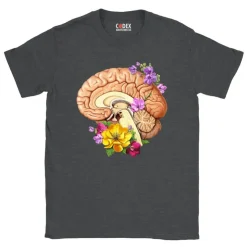 Gehirn II Unisex T-Shirt - Floral | Codex Anatomicus Best