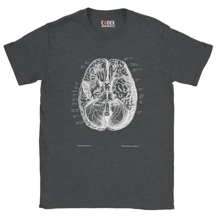 Gehirn II Unisex T-Shirt - Chalkboard | Codex Anatomicus Best