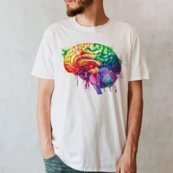 Gehirn Unisex T-Shirt - Aquarell | Codex Anatomicus Hot