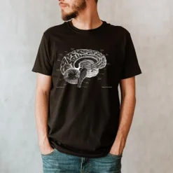Gehirn Unisex T-Shirt - Chalkboard | Codex Anatomicus Online