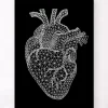 Geometrisches Herz - Schwarz | Codex Anatomicus Fashion