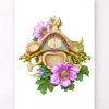 Halswirbel Anatomie - Floral - Weiß | Codex Anatomicus Fashion