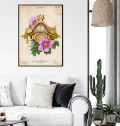 Halswirbel Anatomie - Floral - Vintage | Codex Anatomicus Hot