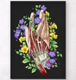 Hand Anatomie Kunst - Schwarz | Codex Anatomicus Discount