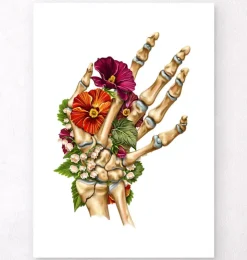 Handgelenkbruch - Floral - Weiß | Codex Anatomicus Best