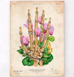 Handknochen - Floral - Vintage | Codex Anatomicus Best