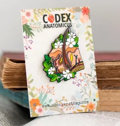 Hautanatomie - Emaille Pin | Codex Anatomicus Best