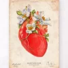 Herz Anatomie II - Floral - Altes Papier | Codex Anatomicus Hot