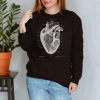 Herz I Unisex Sweatshirt - Chalkboard | Codex Anatomicus Best