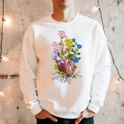 Herz I Unisex Sweatshirt - Floral | Codex Anatomicus New