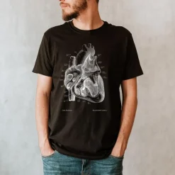 Herz II Unisex T-Shirt - Chalkboard | Codex Anatomicus New