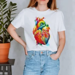 Herz III Unisex T-Shirt - Aquarell | Codex Anatomicus Sale