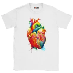 Herz III Unisex T-Shirt - Aquarell | Codex Anatomicus Sale
