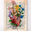 Herz mit Blumen - Altes Wörterbuch | Codex Anatomicus Hot