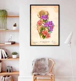 Hüfte Anatomie - Floral - Vintage | Codex Anatomicus Fashion