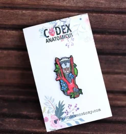 Kehlkopf, Aorta und Schilddrüse - Emaille Pin | Codex Anatomicus Outlet