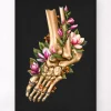 Knöchelbruch - Floral - Schwarz | Codex Anatomicus Sale