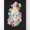 Knie Anatomie - Floral - Schwarz | Codex Anatomicus New