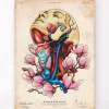 Kopf, Hals und Arterien - Floral - Altes Papier | Codex Anatomicus Discount