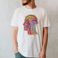Kopfteil Anatomie Unisex T-Shirt - Aquarell | Codex Anatomicus Fashion