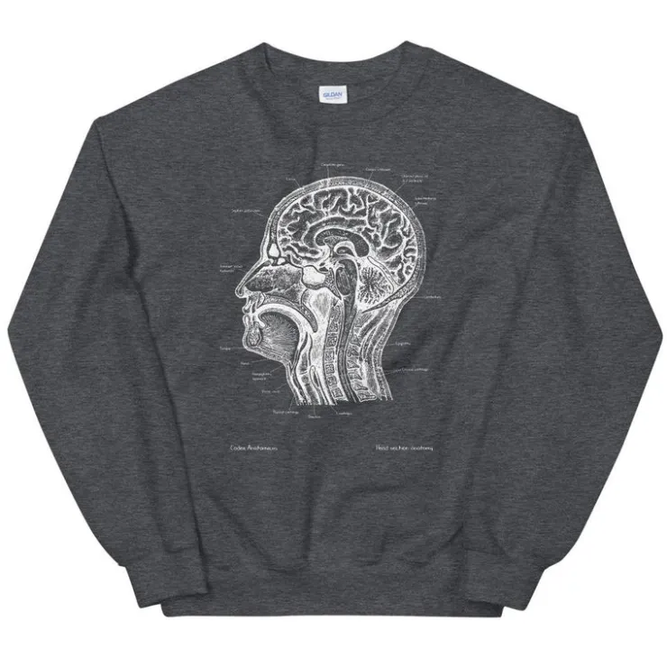 Kopfteil Unisex Sweatshirt - Chalkboard | Codex Anatomicus Outlet